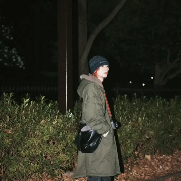 [BUNJANG] Hanabi Hooded Field Jacket / 하나비 후드 야상
