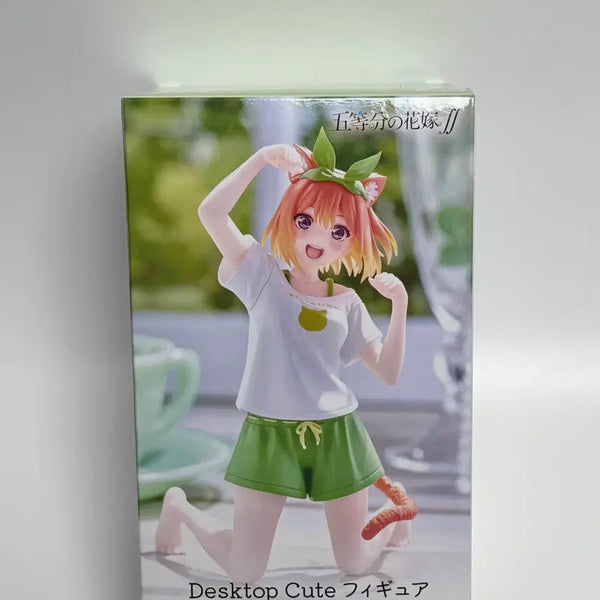[BUNJANG] The Quintessential Quintuplets Nakano Yotsuba Desktop Cute Cat Roomwear Figure (Sealed) / 미개봉) 오등분의 신부 나카노 요츠바 데스크탑 큐트 / Desktop Cute 캣 룸웨어 피규어