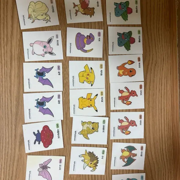[BUNJANG] Pokemon Stickers / 포켓몬 스티커