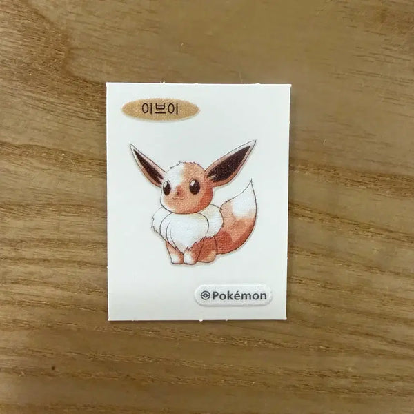 [BUNJANG] Pokemon 30th Anniversary Artwork Eevee Sticker / 포켓몬 30주년 아트워크 이브이 띠부씰