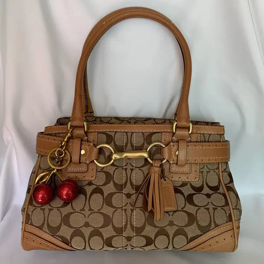 [BUNJANG] Coach Brown Mini Shoulder Bag / Coach 브라운 숄더백 (미니 사이즈)
