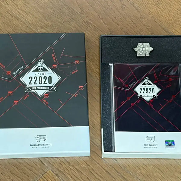 [BUNJANG] BTS 2nd Muster Badge & Postcard Set / BTS 머2터 아미 2기 머스터 뱃지&엽서 세트