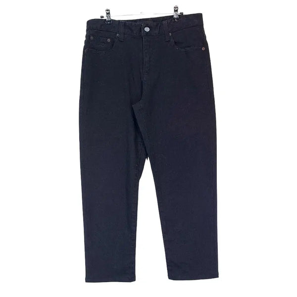 [BUNJANG] PLACK Men's Minimal Regular Fit Black Jeans (31) / 플랙 남성 미니멀 레귤러핏 청바지 31 흑청 미사용 25735