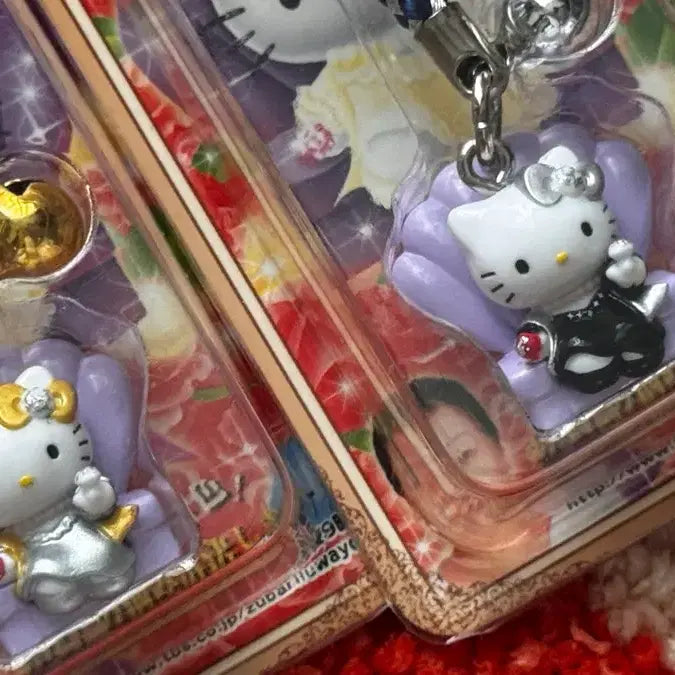 [BUNJANG] Hello Kitty Strap Bundle Set - Rainbow Lucky Stone 7 Types / 키티스트랩 일괄 세트 소파 무지개 행운석 7종세트