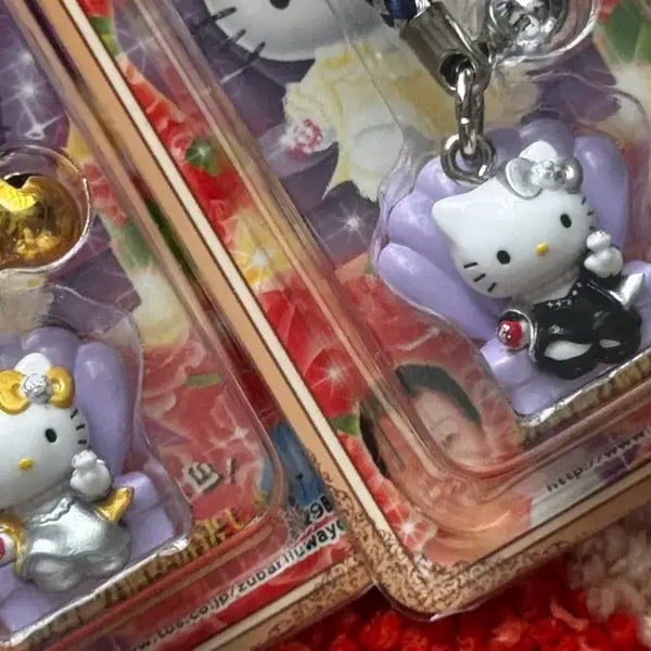 [BUNJANG] Hello Kitty Strap Bundle Set - Rainbow Lucky Stone 7 Types / 키티스트랩 일괄 세트 소파 무지개 행운석 7종세트