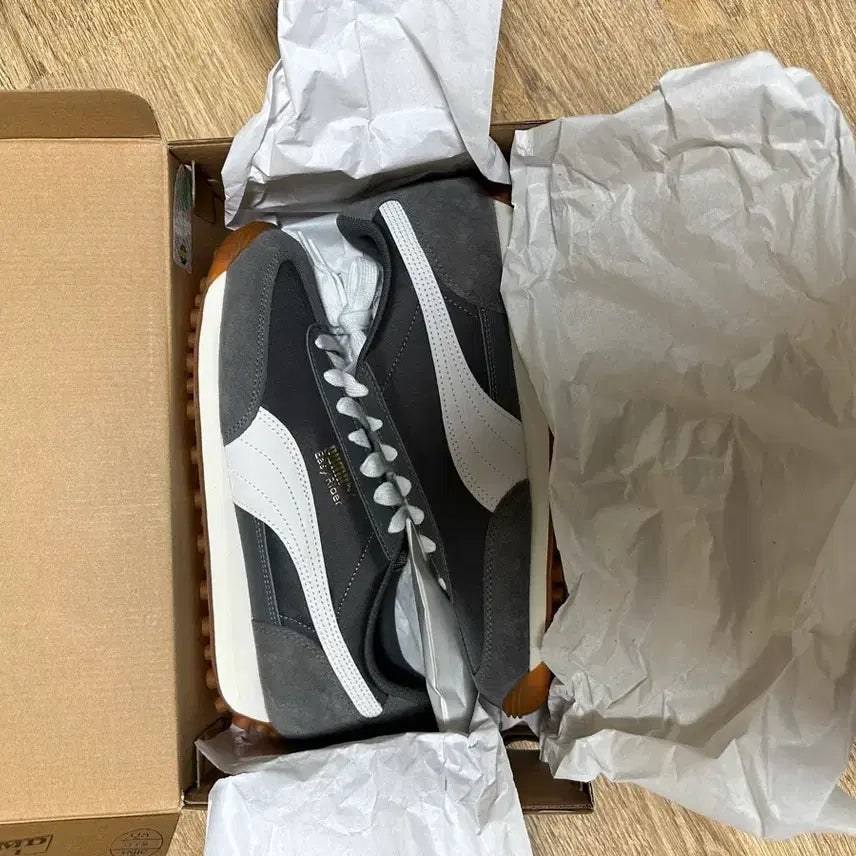 [BUNJANG] Puma Easy Rider Charcoal Grey Sneakers / 푸마 이지라이더