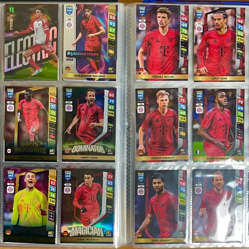 [BUNJANG] FC Bayern Munich Harry Kane Team Set Collection Panini Soccer Cards / 바이에른뮌헨 케인 팀 세트 컬렉션 파니니 축구카드