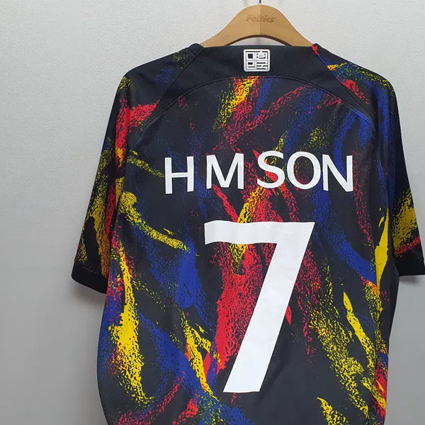 [BUNJANG] South Korea National Football Team 2022/2024 Away Son Heung-min Authentic Jersey 110 / 22 24 축구 국가대표 어웨이 손흥민 유니폼 110 (가로58 세로77)