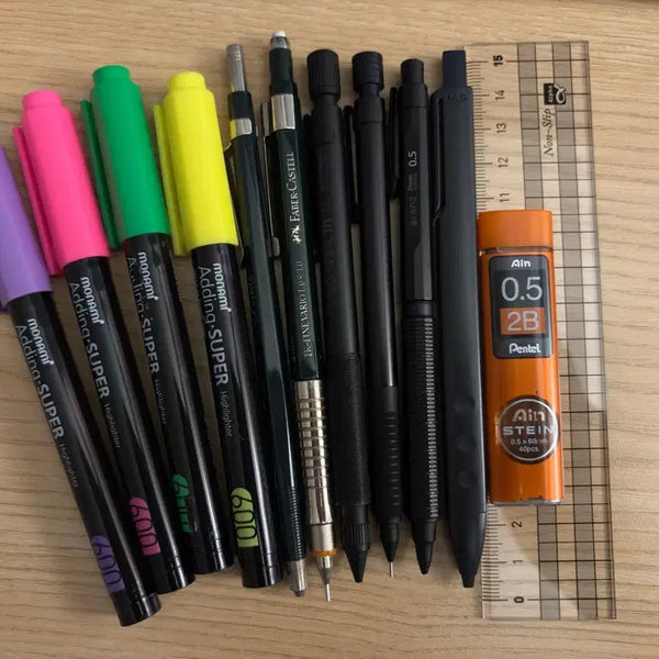 [BUNJANG] Assorted Writing Supplies Bundle / 이것저것 필기구