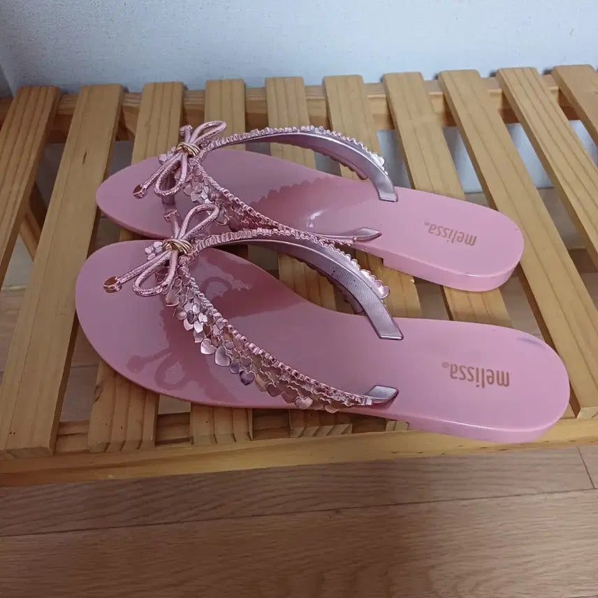[BUNJANG] Melissa Harmonic Chrome Slides / 멜리사 하모닉 크롬 쪼리 (택포)