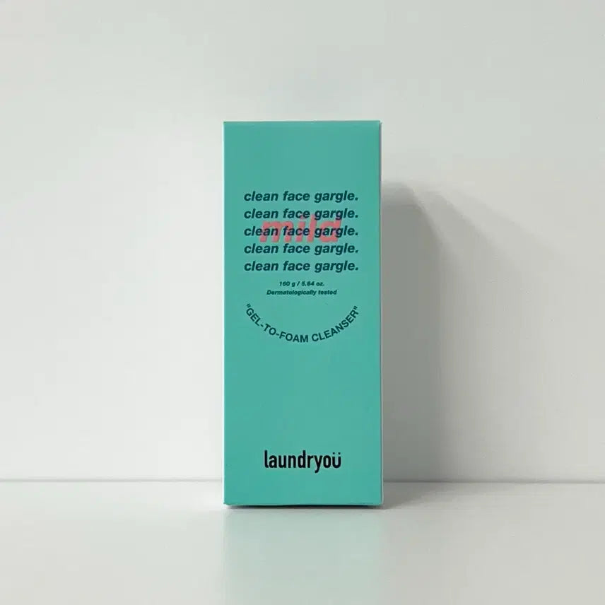 [BUNJANG] Laundryou Clean Face Gel-to-Foam Cleanser Mild 160g / 런드리유 클린 페이스 가글 젤 투 폼 클렌저 마일드 160g