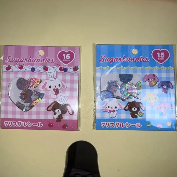 [BUNJANG] Sugabunny Crystal Seal Stickers / 슈가바니즈 스티커 크리스탈 씰