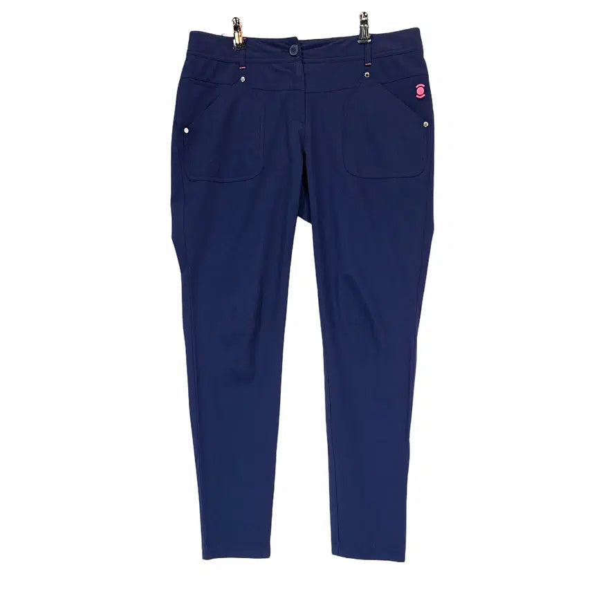 [BUNJANG] W.Angle Women's Tapered Fit Sporty Pants Navy / 와이드앵글 여성 스포티한 테이퍼드핏 바지 31 네이비 25632