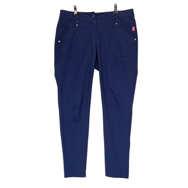 [BUNJANG] W.Angle Women's Tapered Fit Sporty Pants Navy / 와이드앵글 여성 스포티한 테이퍼드핏 바지 31 네이비 25632