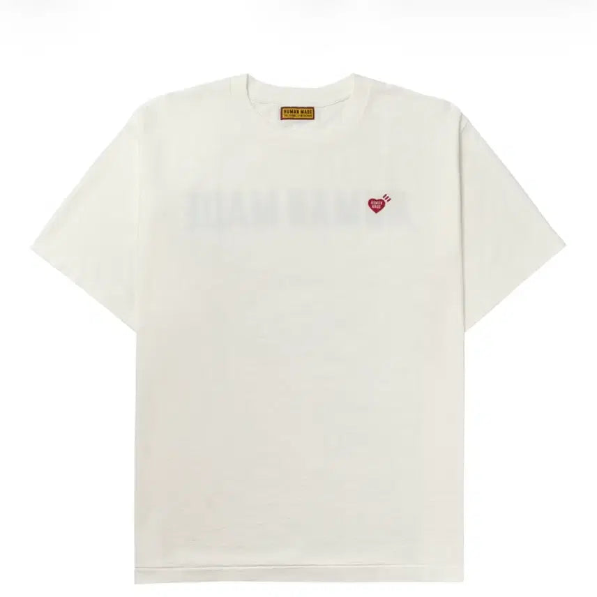 [BUNJANG] Human Made Heart Logo T-Shirt White / 휴먼메이드 하트 로고 티셔츠 화이트