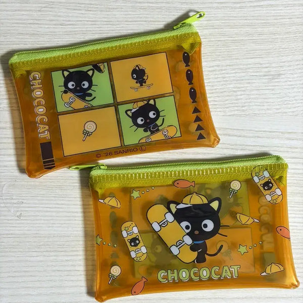 [BUNJANG] Sanrio Chococat Clear Pouch / 정품 산리오 초코캣 투명 파우치