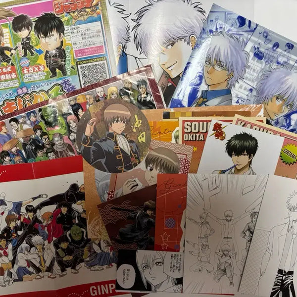 [BUNJANG] Gintama Poster & Paper Postcard Bundle Set / 은혼 포스터 지류엽서 일괄판매