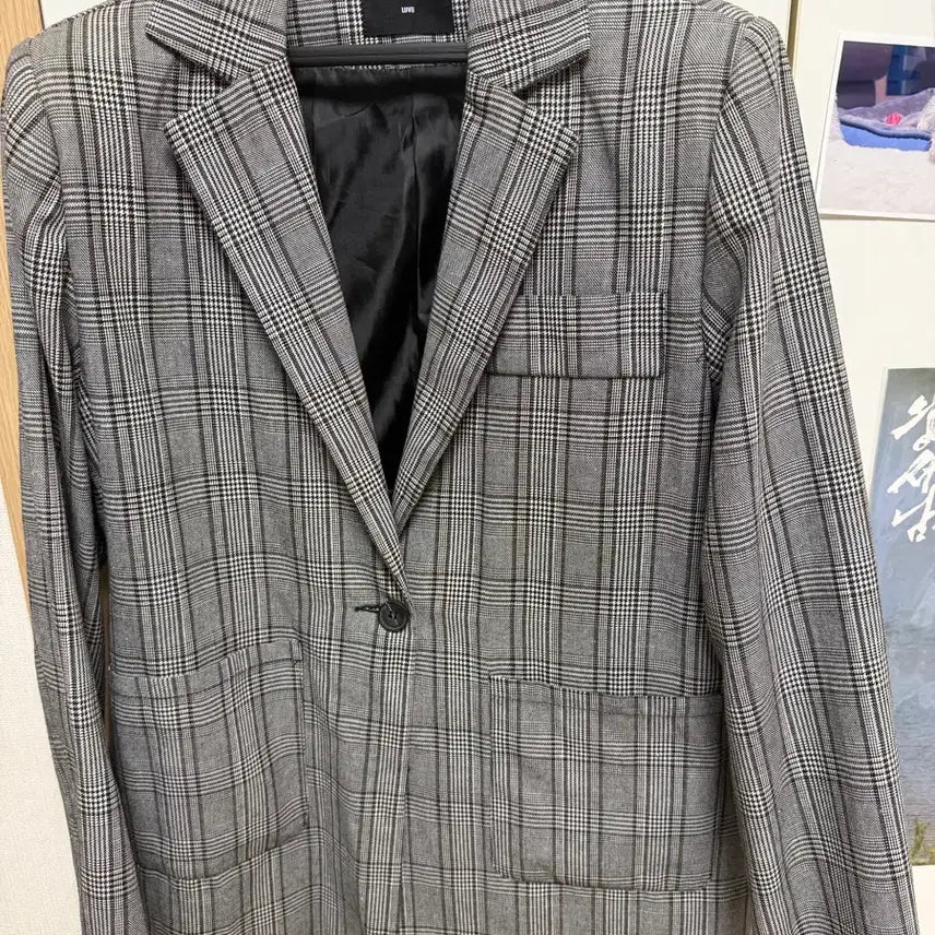 [BUNJANG] Checkered Jacket / 체크자켓