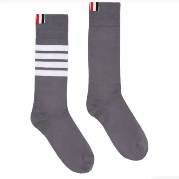[BUNJANG] Thom Browne Lightweight Cotton Mid-Calf Socks (Medium) / (W) 톰브라운 라이트웨이트 코튼 사선 미드카프 삭스 미디움 그