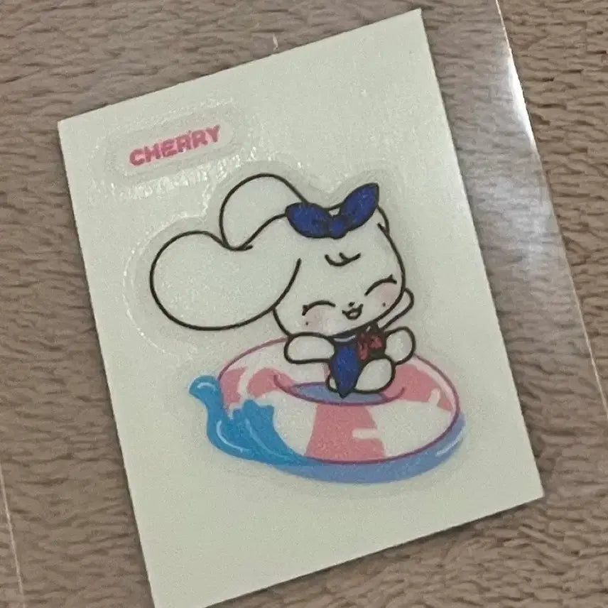 [BUNJANG] IVE Mini-B Pop-Up Jang Wonyoung Cherry Deco Sticker / 띠부실) 당일발송) 아이브 미니브 팝업 체리 장원영