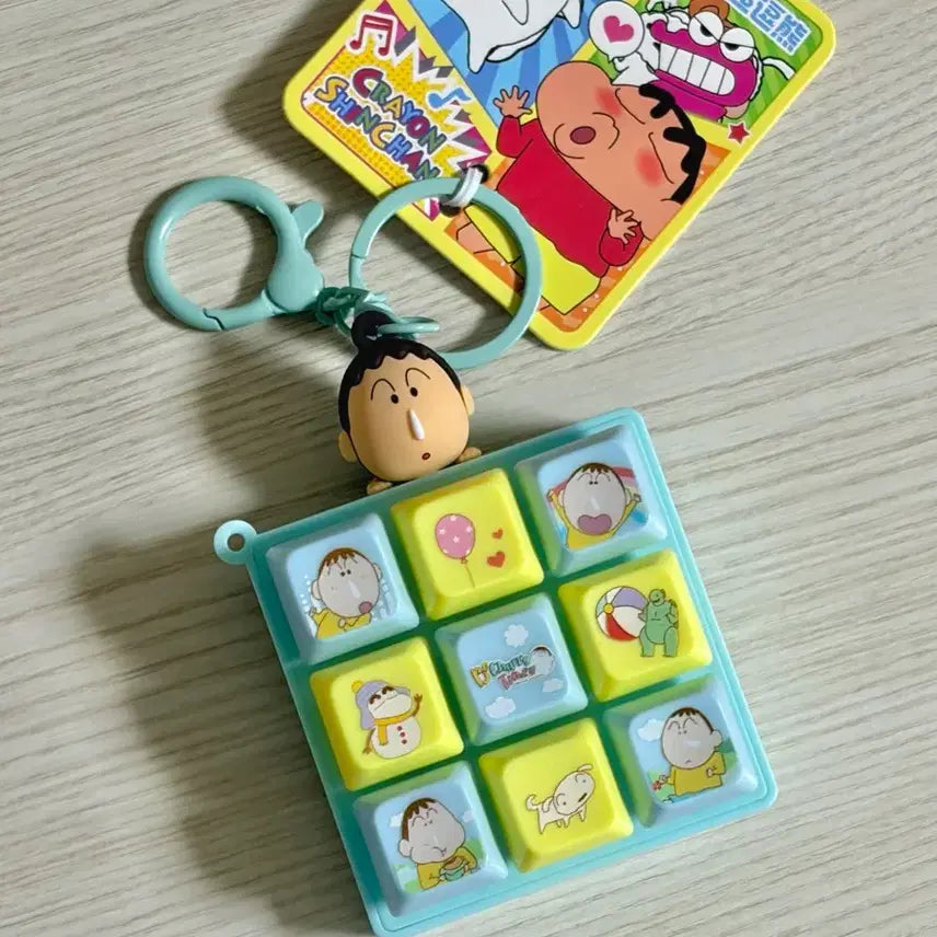 [BUNJANG] Crayon Shin-chan Mengu 9-Slot Keyring / 짱구는 못말려 맹구 9구 키캡 키링
