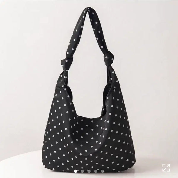 [BUNJANG] Polka Dot Shoulder Bag / 땡땡이 도트 숄더백 가방