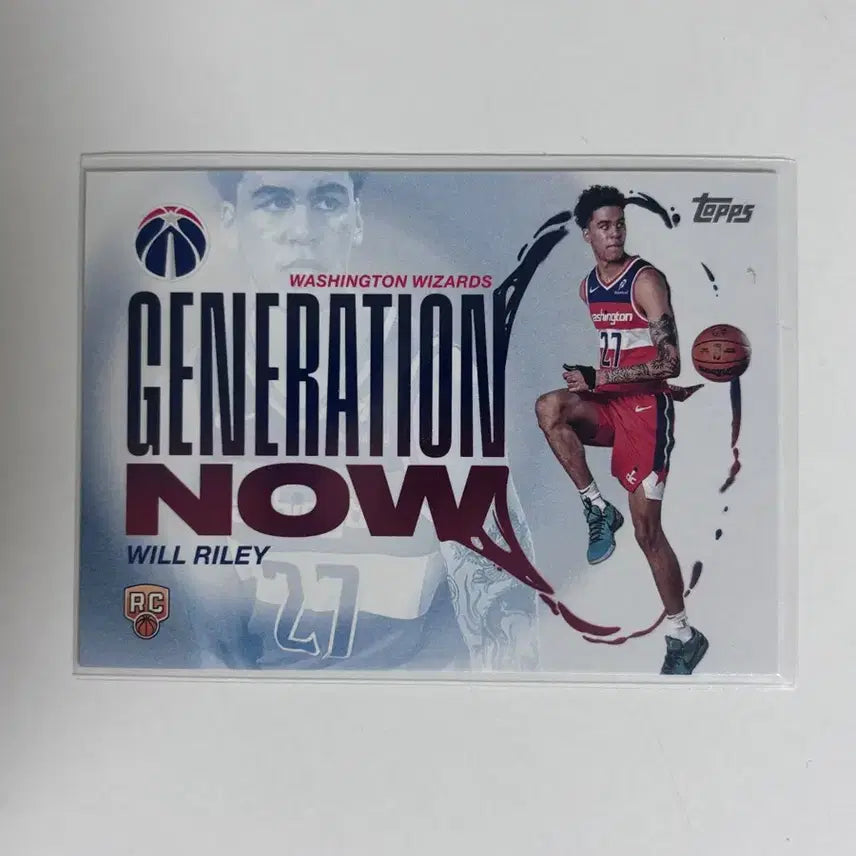 [BUNJANG] Topps Washington Wizards Bill Riley Rookie Basketball Card / Topps 워싱턴 위저즈 윌 라일리 루키 농구 카드