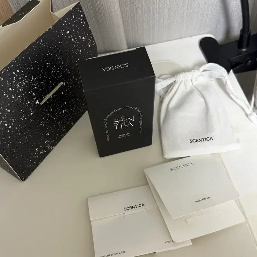 [BUNJANG] Sentica Body Oil Insop Scent (Soap Scent) Guasha Perfume Hand Cream Set / 센티카 바디오일 인소프향 괄사 퍼퓸 핸드퍼퓸 세트