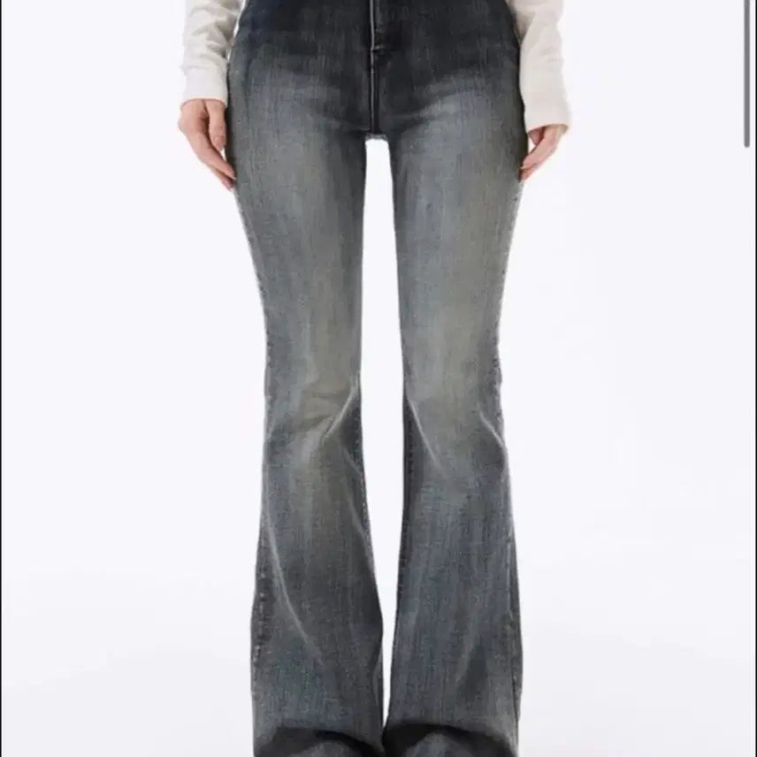 [BUNJANG] Bootcut Washed Denim Pants / 부츠컷 데님 청바지