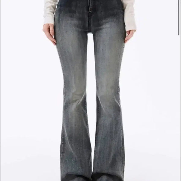 [BUNJANG] Bootcut Washed Denim Pants / 부츠컷 데님 청바지