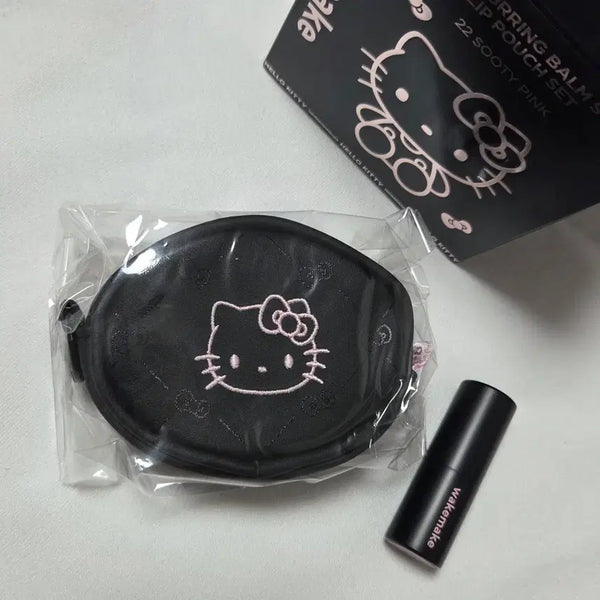 [BUNJANG] WAKEMAKE Soft Blurring Balm Stick Hello Kitty Pouch Set / [새상품] 웨이크메이크 소프트 블러링 밤 스틱 헬로키티 파우치