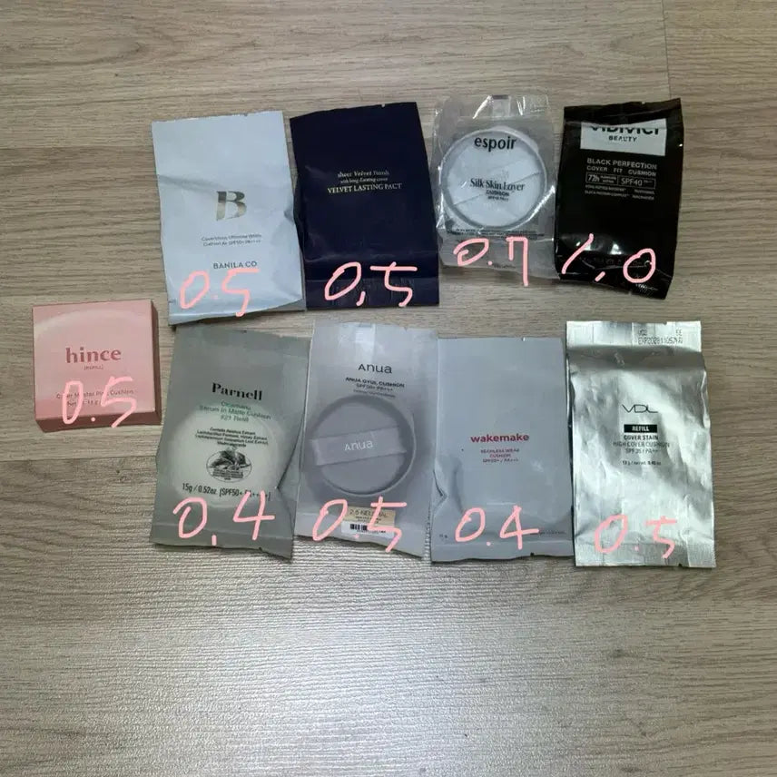 [BUNJANG] Cushion Foundation Refills Bundle / 에스쁘아 비디비치 바닐라코 힌스 파넬 아누아 에이지투웨니스 쿠션 리필