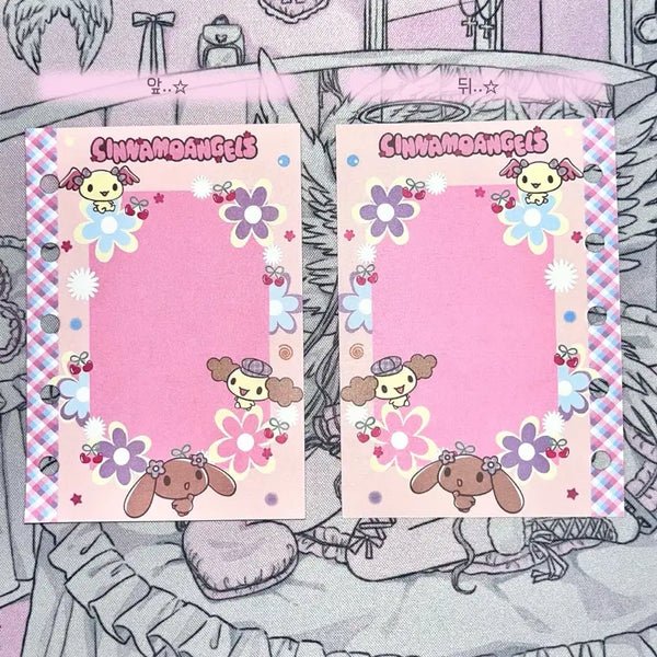 [BUNJANG] Sanrio Cinnamoroll Mocha Chiffon Azuki Cinnamon Angels Diary Inserts / 고전 빈티지 산리오 시나모롤 모카 쉬폰 아즈키 시나모엔젤스 다이어리 속지