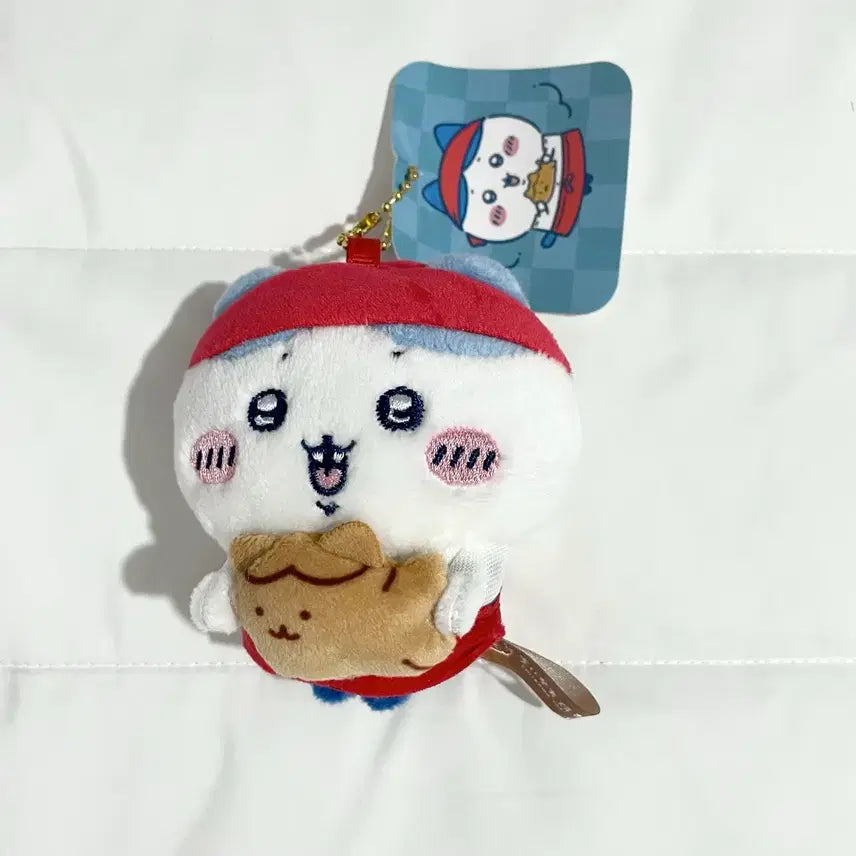 [BUNJANG] Chiikawa Bread Plush Keychain / 치이카와 빵 인형 키링