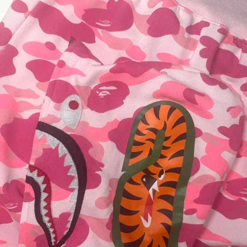 [BUNJANG] BAPE Zip-Up Hoodie Pink / 베이프 후드집업 핑크