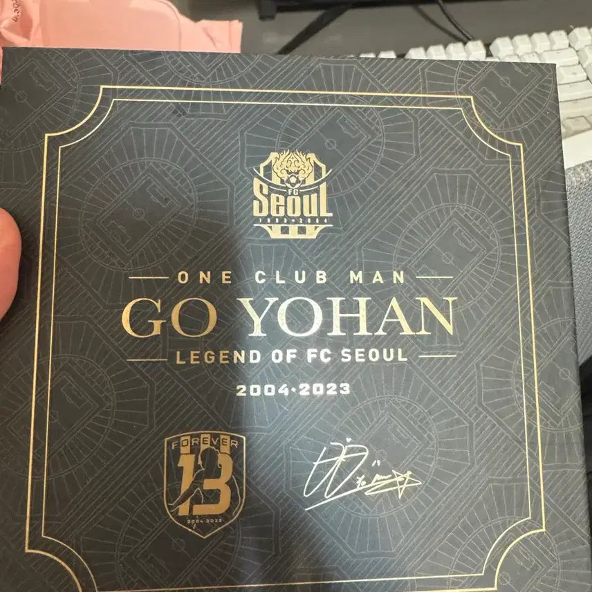 [BUNJANG] FC Seoul Goyo-han Retirement Badge / FC서울 고요한 은퇴 뱃지