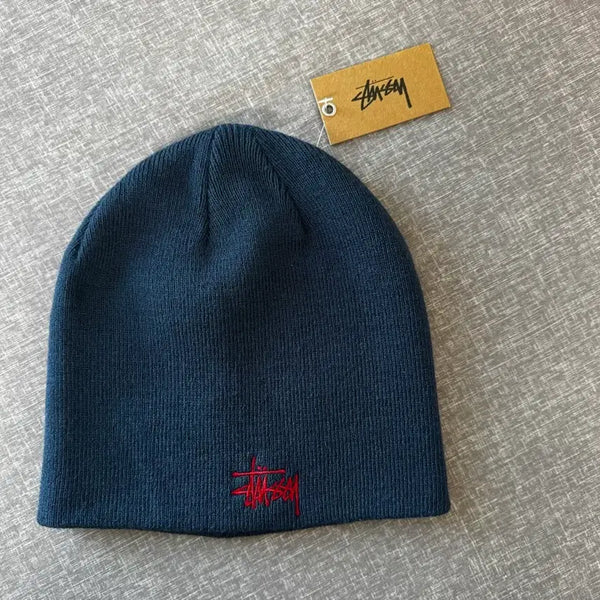 [BUNJANG] Stussy Skull Cap Beanie Navy / 스투시 스컬캡 비니 네이비 (새상품)