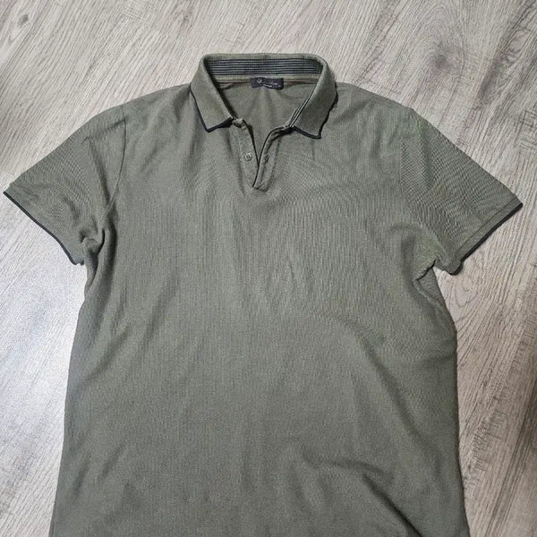 [BUNJANG] Loro Piana Khaki Short Sleeve T-Shirt XL / 로로피아나 반팔티