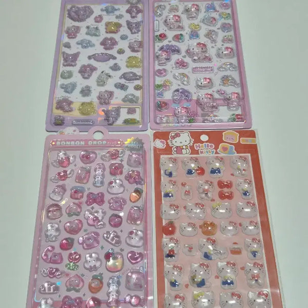 [BUNJANG] Bonbon Drop Sticker Bundle Set / 봉봉드롭 스티커 4개 일괄