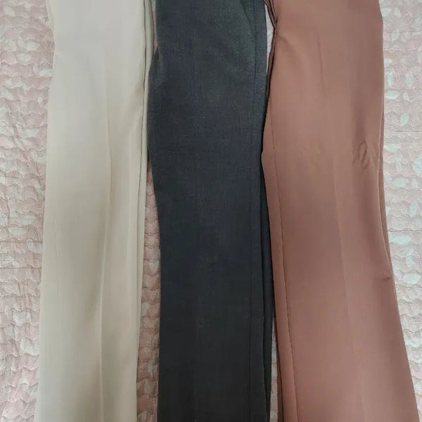 [BUNJANG] It Michaa & List Women's Suit Pants Set (Charcoal + Beige) / 무료배송/브랜드 잇미샤+List여성 정장 바지 2종 세트 (차콜+베이지)