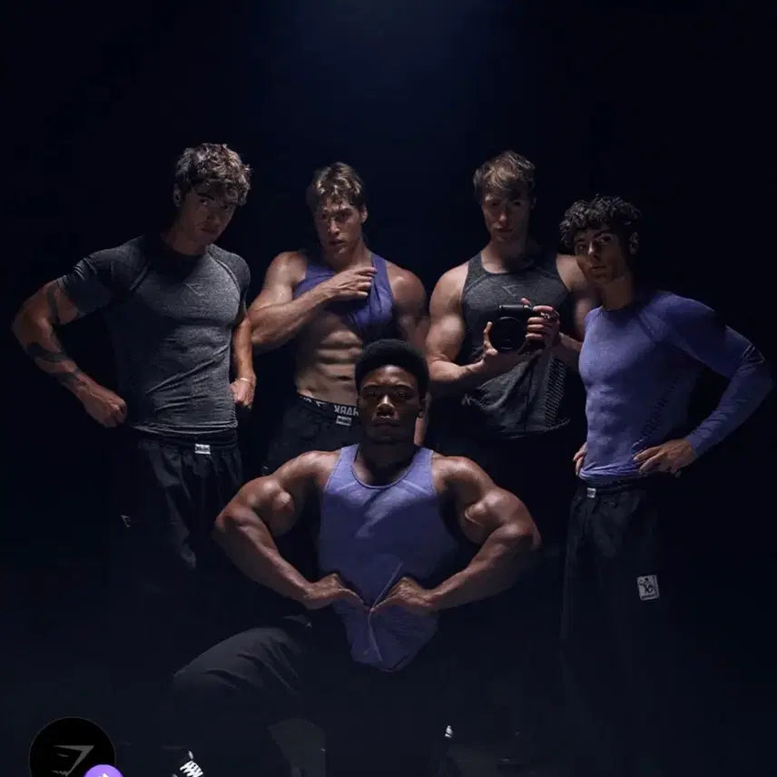 [BUNJANG] Gymshark Devant T-Shirt (L to M Size Exchange) / 짐샤크 디반트 반팔 긴팔 L>M 사이즈 교환