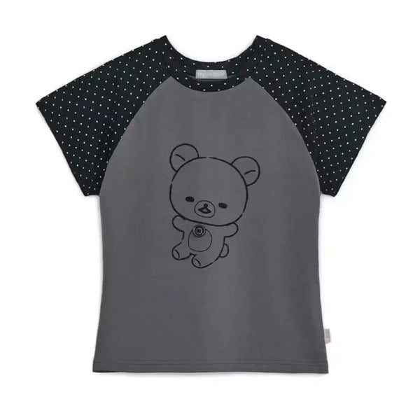 [BUNJANG] Hug Your Skin Rilakkuma Short Sleeve T-Shirt (Korilakkuma) / 허그유어스킨 리락쿠마 반팔티 코리락쿠마