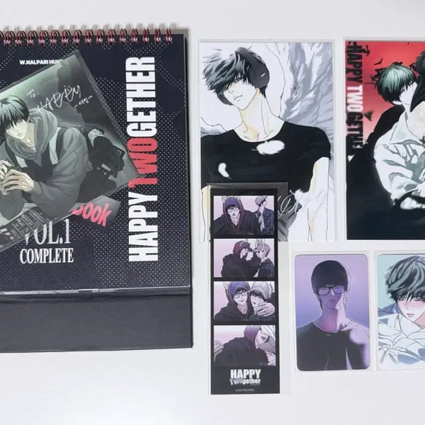 [BUNJANG] Happy Together 4-Cut Photo Photocard Set, Archive Book Calendar, Printique Postcards Bundle / 원가이하)해피투게더 네컷포토 포토카드 포카 세트 / 아카이브북 달력 / 프박