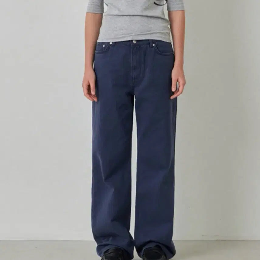 [BUNJANG] Eve Sage Low Rise Blue Denim Jeans / 이브세이지 로우라이즈 블루데님