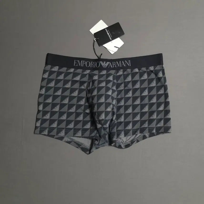 [BUNJANG] Emporio Armani Classic Pattern Black Trunks - M / [M] Emporio Armani 팬티 Classic Pattern Black 드로즈 / 엠포리오 아르마니