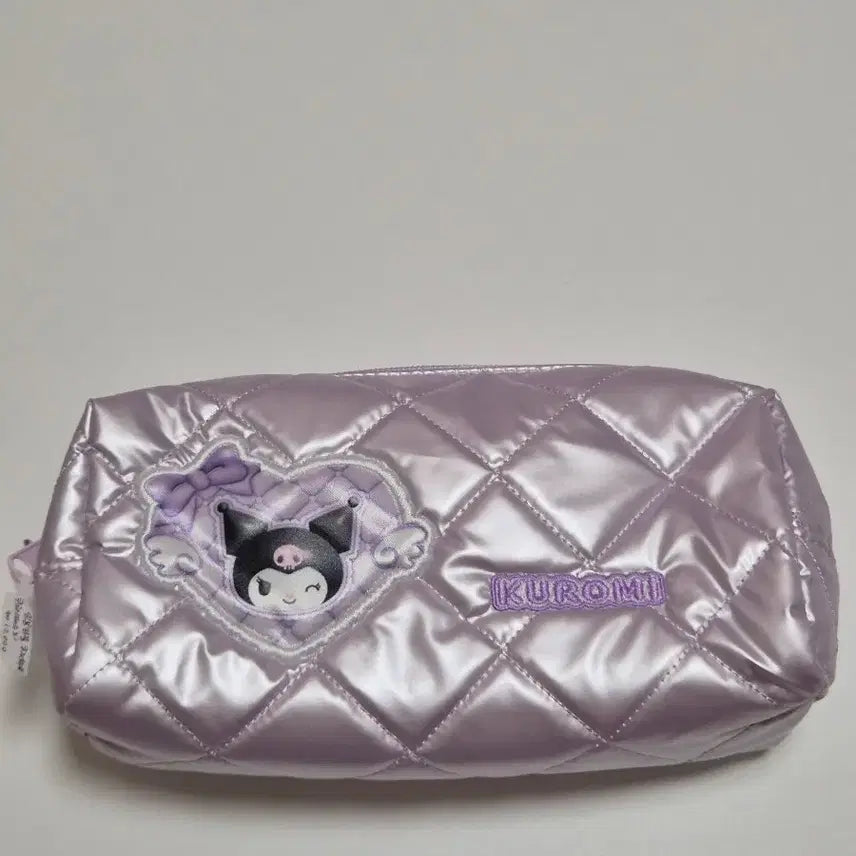 [BUNJANG] Kuromi Quilted Pouch / 쿠로미 쿠지 파우치
