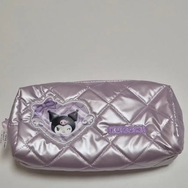 [BUNJANG] Kuromi Quilted Pouch / 쿠로미 쿠지 파우치