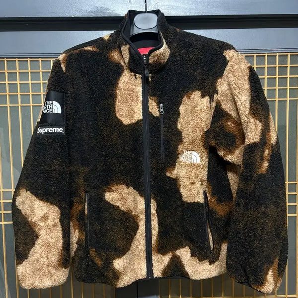 [BUNJANG] Supreme x The North Face Bleached Fleece Jacket / [L]슈프림x노스페이스 블리치드 플리스 자켓