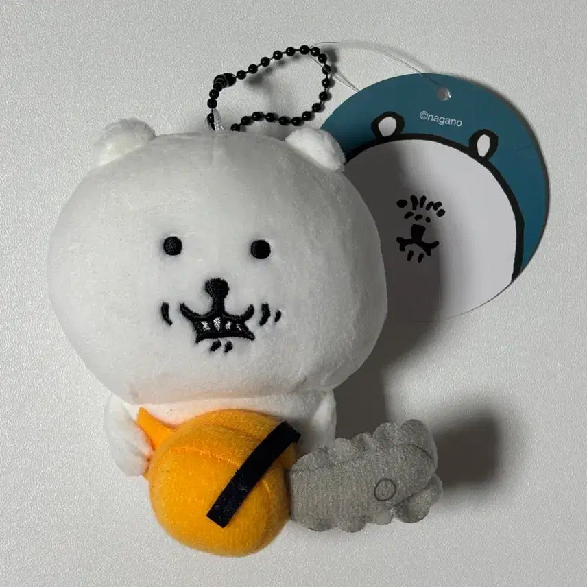 [BUNJANG] Nagano Market "Top Dam Gom" "Quack" Plush Keychain / 나가노 톱 농담곰 톱담곰 콰아악 인형 키링