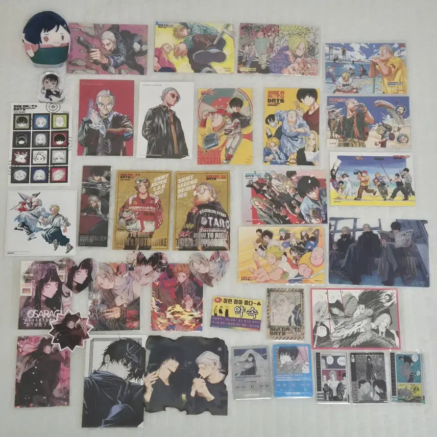 [BUNJANG] Sakamoto Days Limited Edition Bonus Set / 사카모토데이즈 초판특전 , 공굿 , 비공굿 일괄 3.5